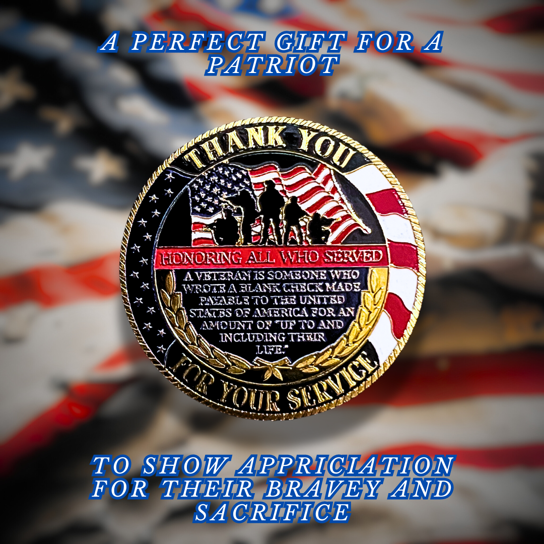 Military “Thank You For Your Service” Challenge Coin