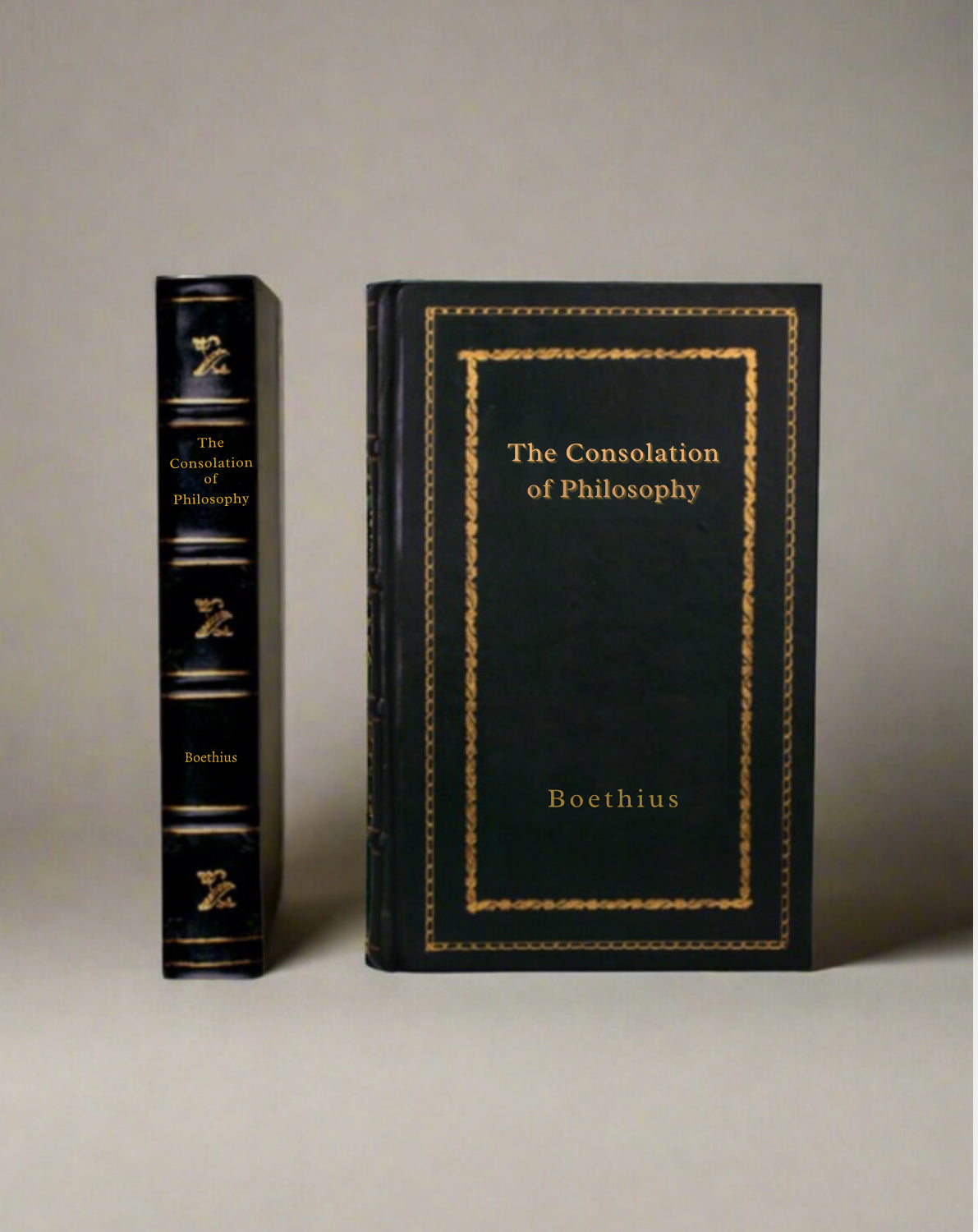 The Consolation of Philosophy by Boethius - Leather Bound Collector’s Edition with Gilt Edges & Hubbed Spine