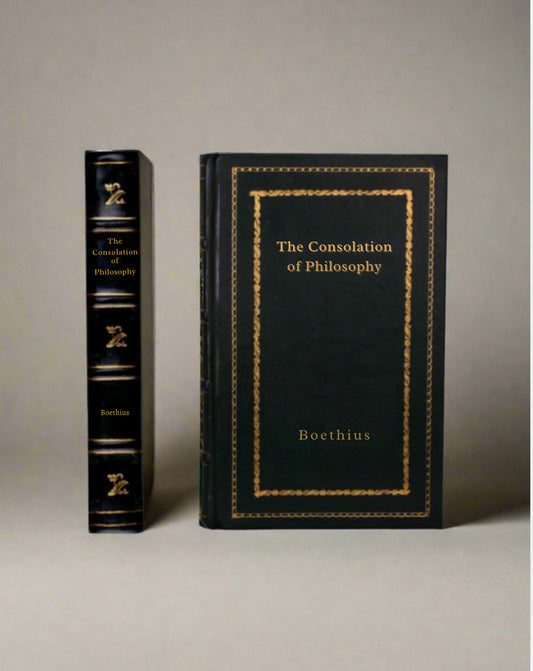 The Consolation of Philosophy by Boethius - Leather Bound Collector’s Edition with Gilt Edges & Hubbed Spine