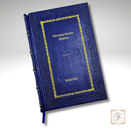 Luxury Leather-Bound Edition of Aristotle's Nicomachean Ethics | Tomb and Tome Collection