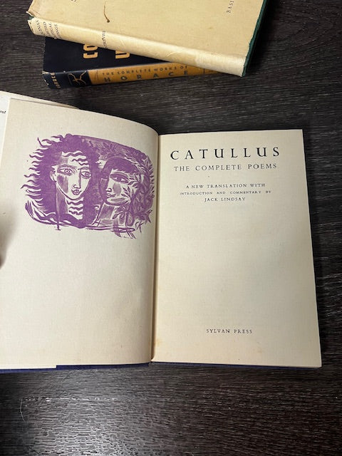 Catullus: The Complete Poems, Translated by Jack Lindsay – 1948 Sylvan Press Edition (Hardcover with Dust Jacket)